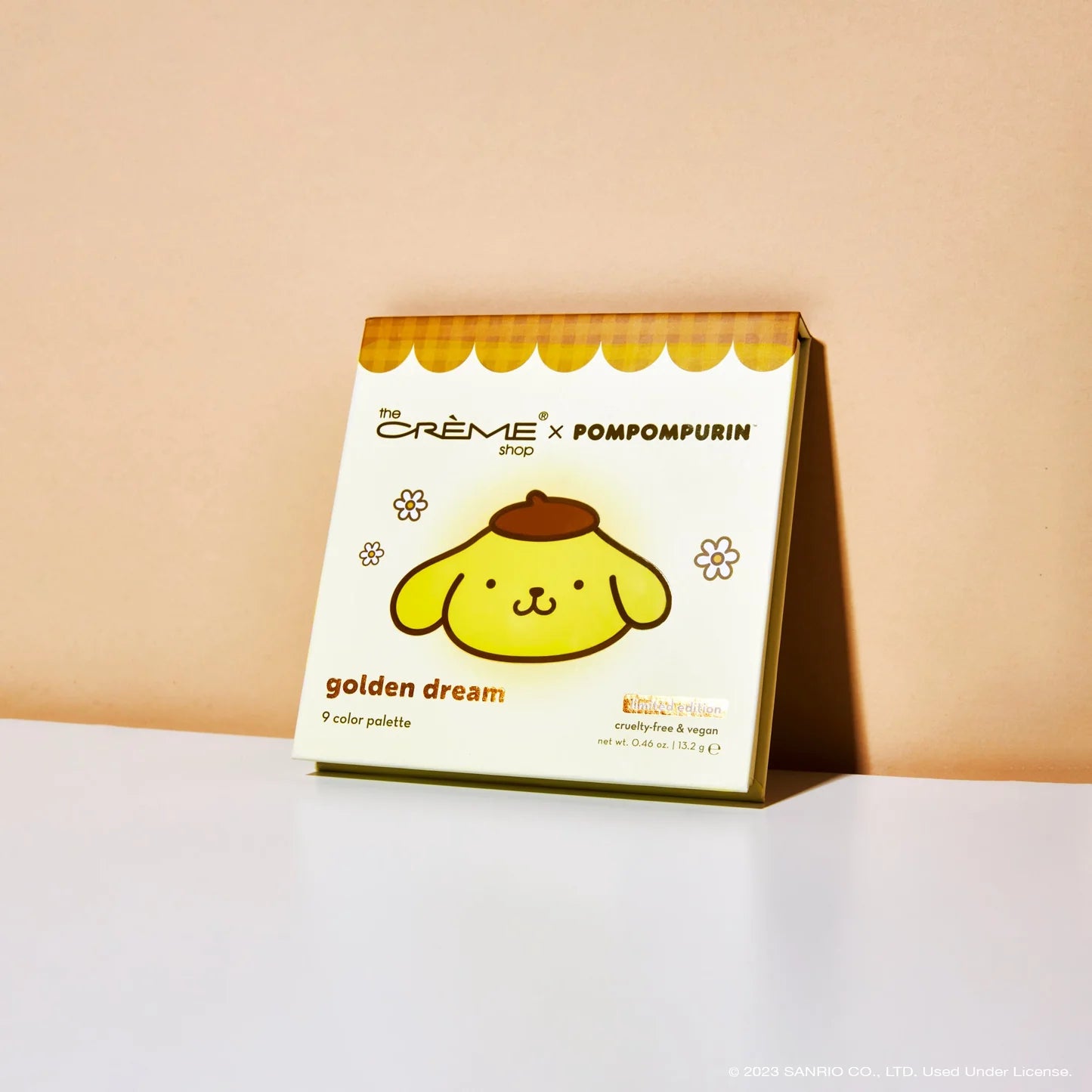 The Crème Shop Pompompurin Golden Dream Eyeshadow Palette