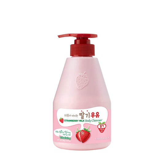 WELCOS KWAILNARA Strawberry Milk Body Cleanser 560g