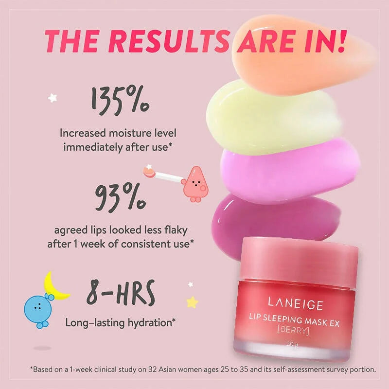 Laneige Lip Sleeping Mask EX (4 Flavors)