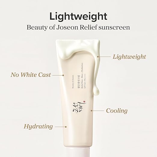 Beauty of Joseon Relief Sun: Rice + Probiotics – Lightweight Korean Sunscreen SPF50+ PA++++