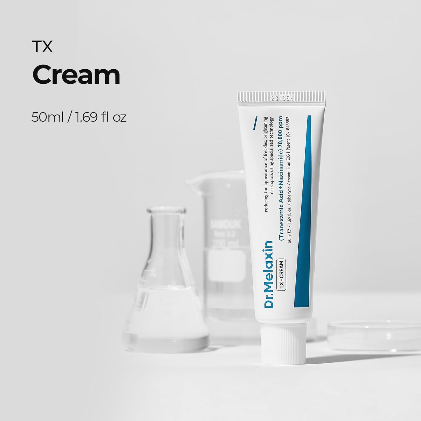 Dr. Melaxin TX Tranexamic Acid CREAM | Skin freckle Cream, Blemishes, Anti-pigmentation 50ml