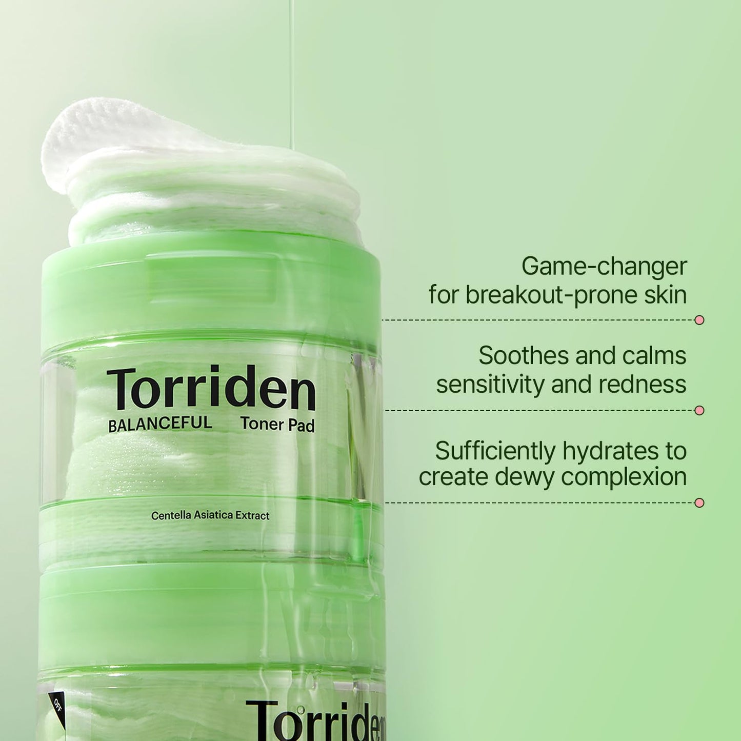 Torriden Balanceful Cica Toner Pads (60 Count)