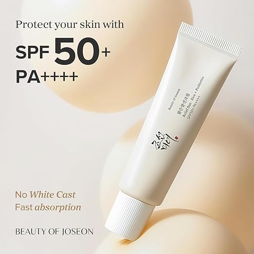Beauty of Joseon Relief Sun: Rice + Probiotics – Lightweight Korean Sunscreen SPF50+ PA++++