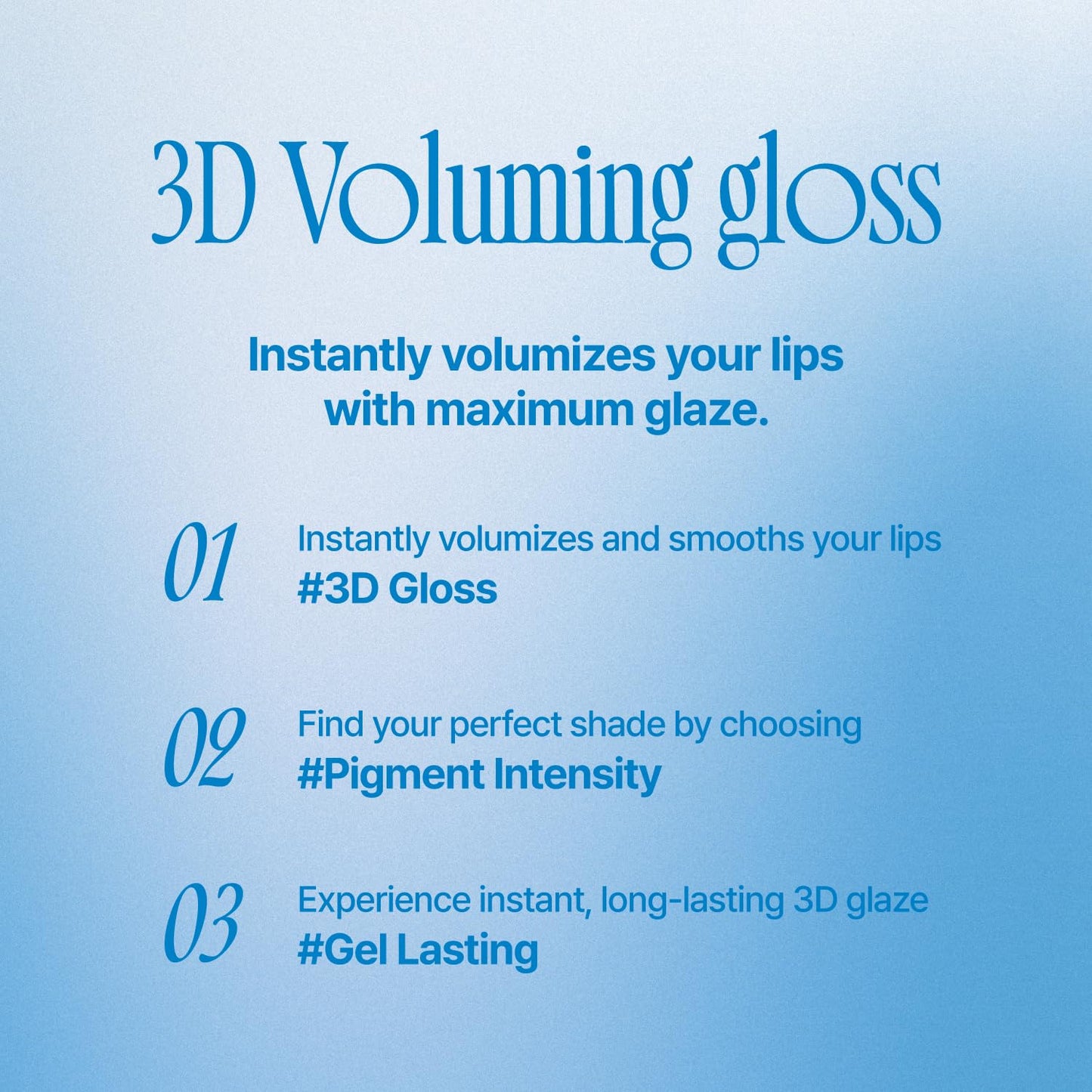 Fwee 3D Voluming Gloss 70% - 4 colors