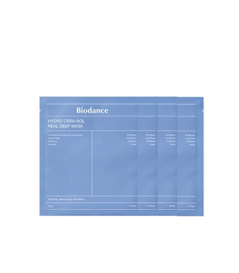 BIODANCE Hydro Cera-nol Real Deep Mask (Choose 1 or 4 Masks)