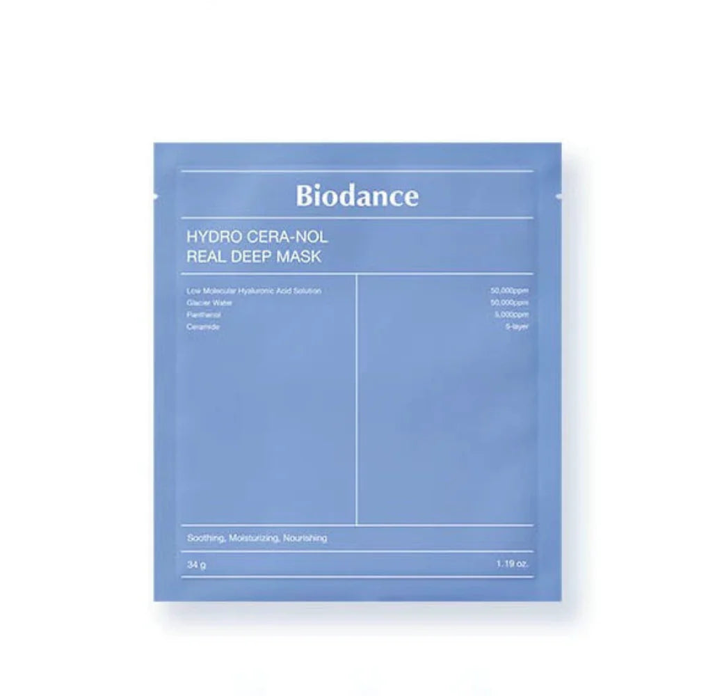 BIODANCE Hydro Cera-nol Real Deep Mask (Choose 1 or 4 Masks)