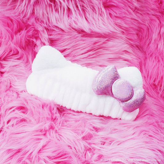 The Crème Shop Hello Kitty Y2K Bling Bling Plush Spa Headband
