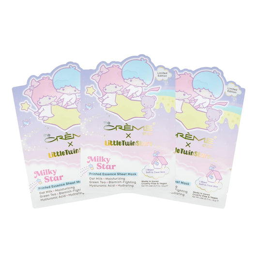 The Crème Shop Little Twin Stars Milky Star Printed Essence Sheet Mask