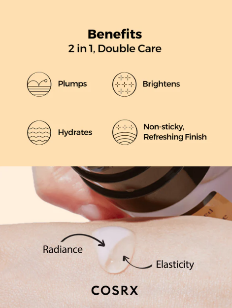 COSRX  Niacinamide 5% + Snail Mucin 74% Dual Essence