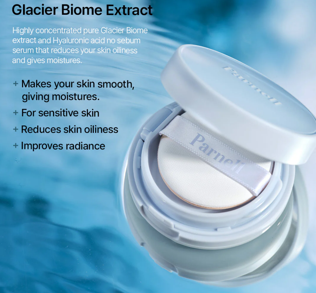 Parnell Glacial Biome Water No-Sebum Cushion 10g
