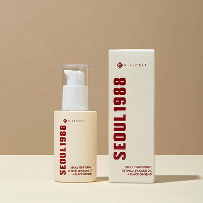 K-Secret Seoul 1988 Serum: Retinal Liposome 2% + Black Ginseng 30ml