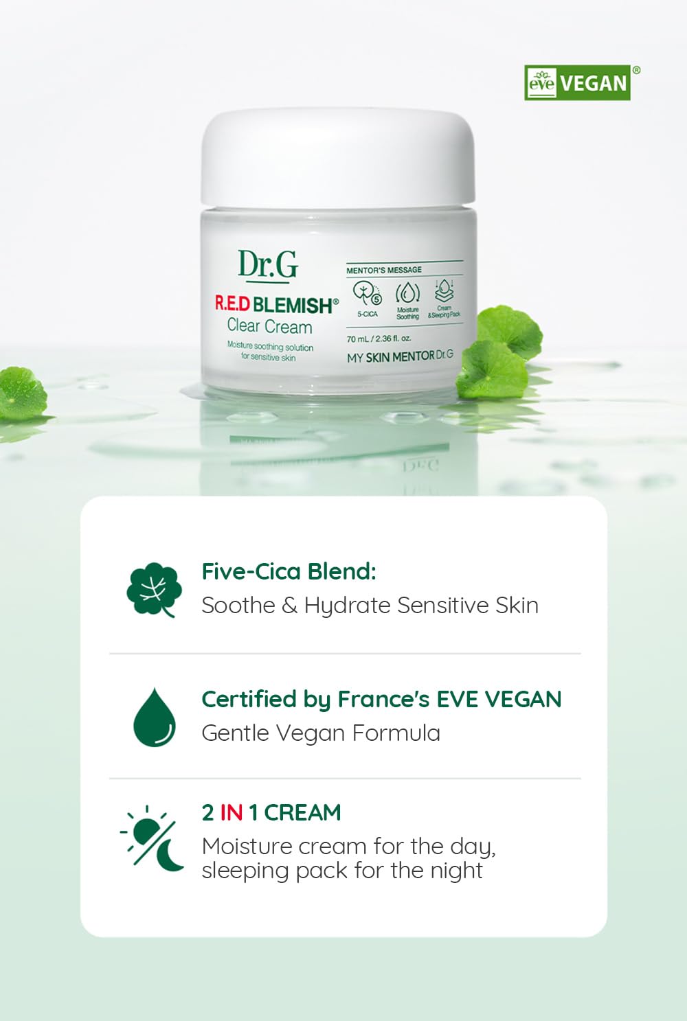 Dr. G Red Blemish Clear Soothing Cream 70ml