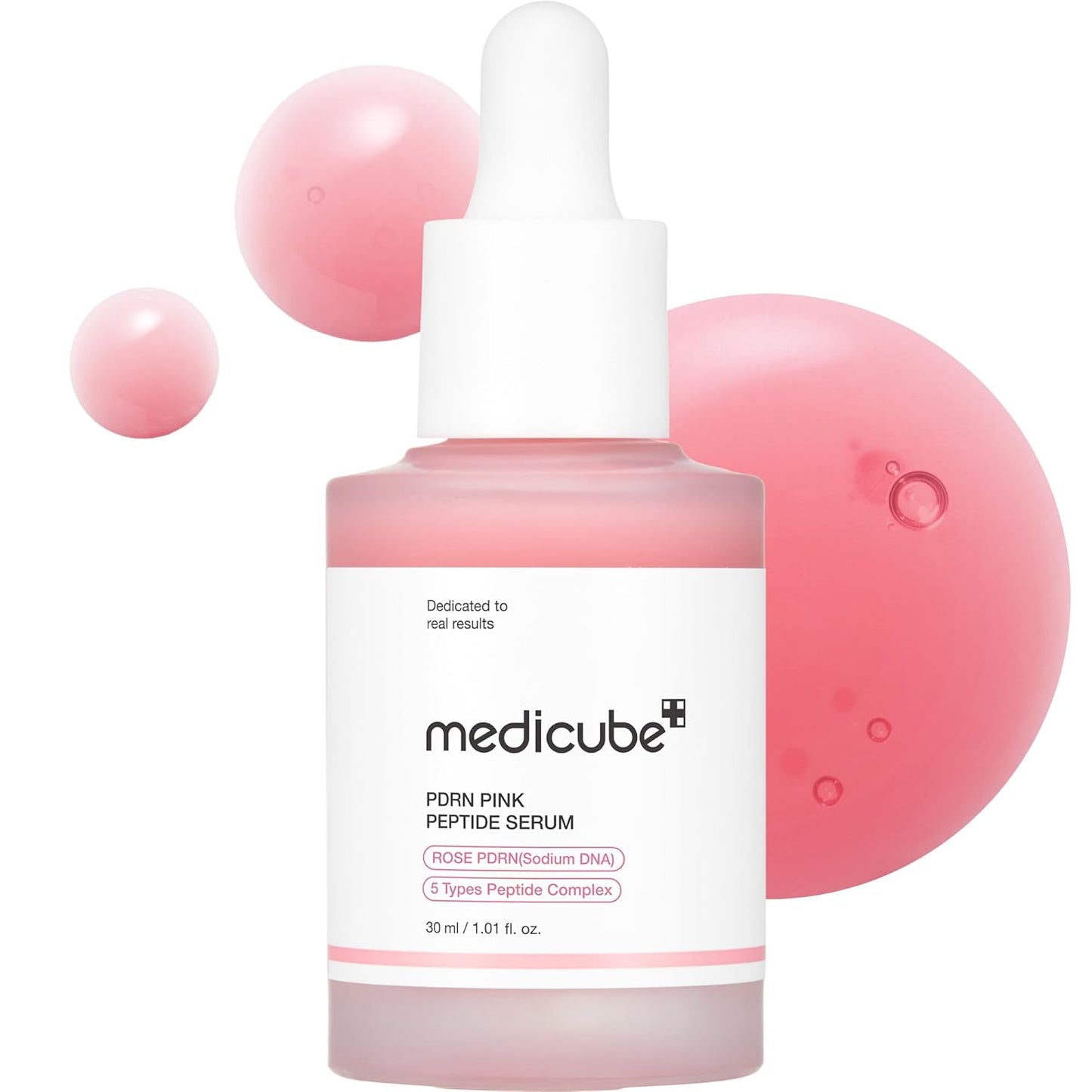 Medicube DNA PDRN Pink Peptide Serum, Pink glow serum, Peptide, Niacinamide, Hydrating & Moisturizing & Firming, Uneven Skin Tone, Korean Skincare