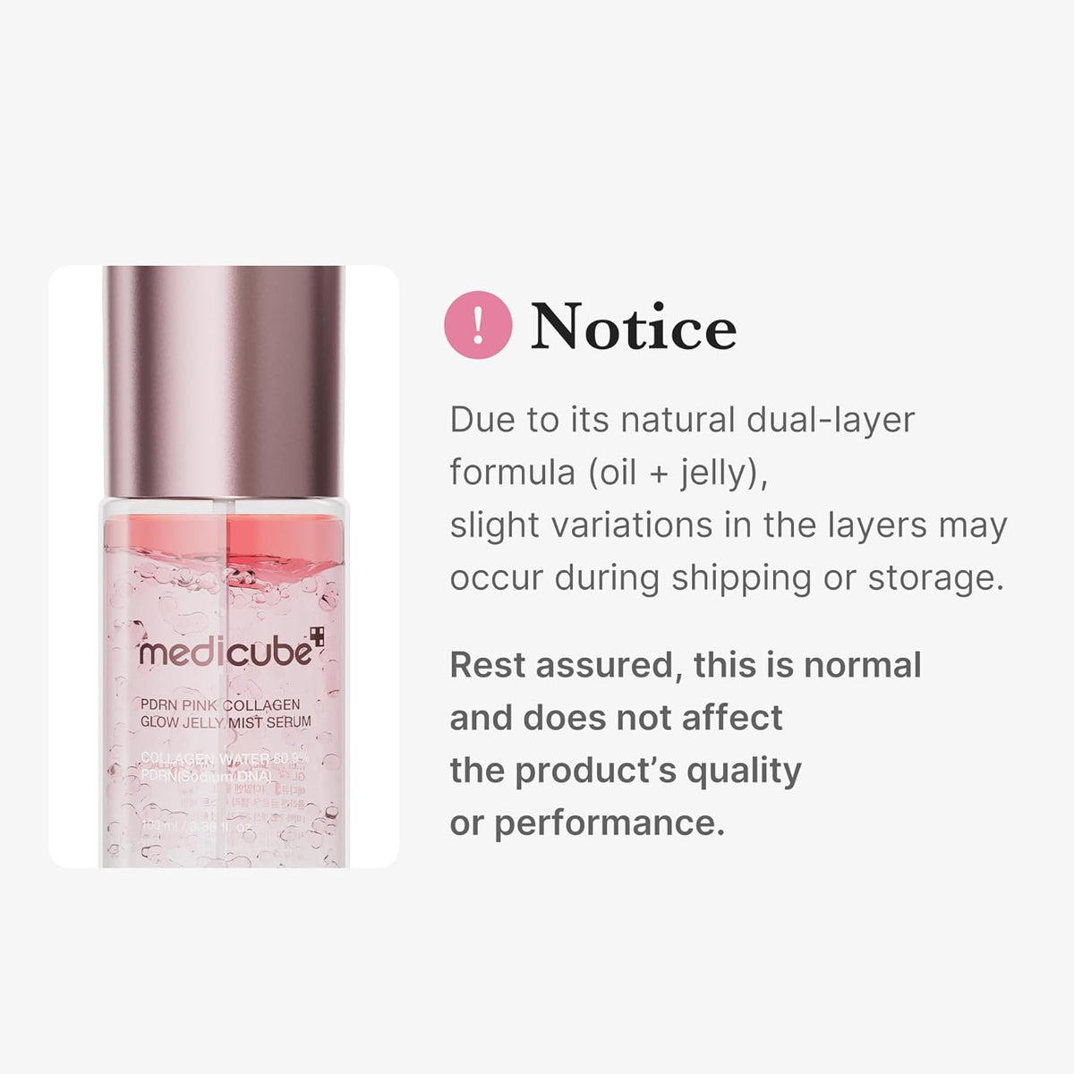 PDRN PINK COLLAGEN GLOW JELLY MIST SERUM 100ml