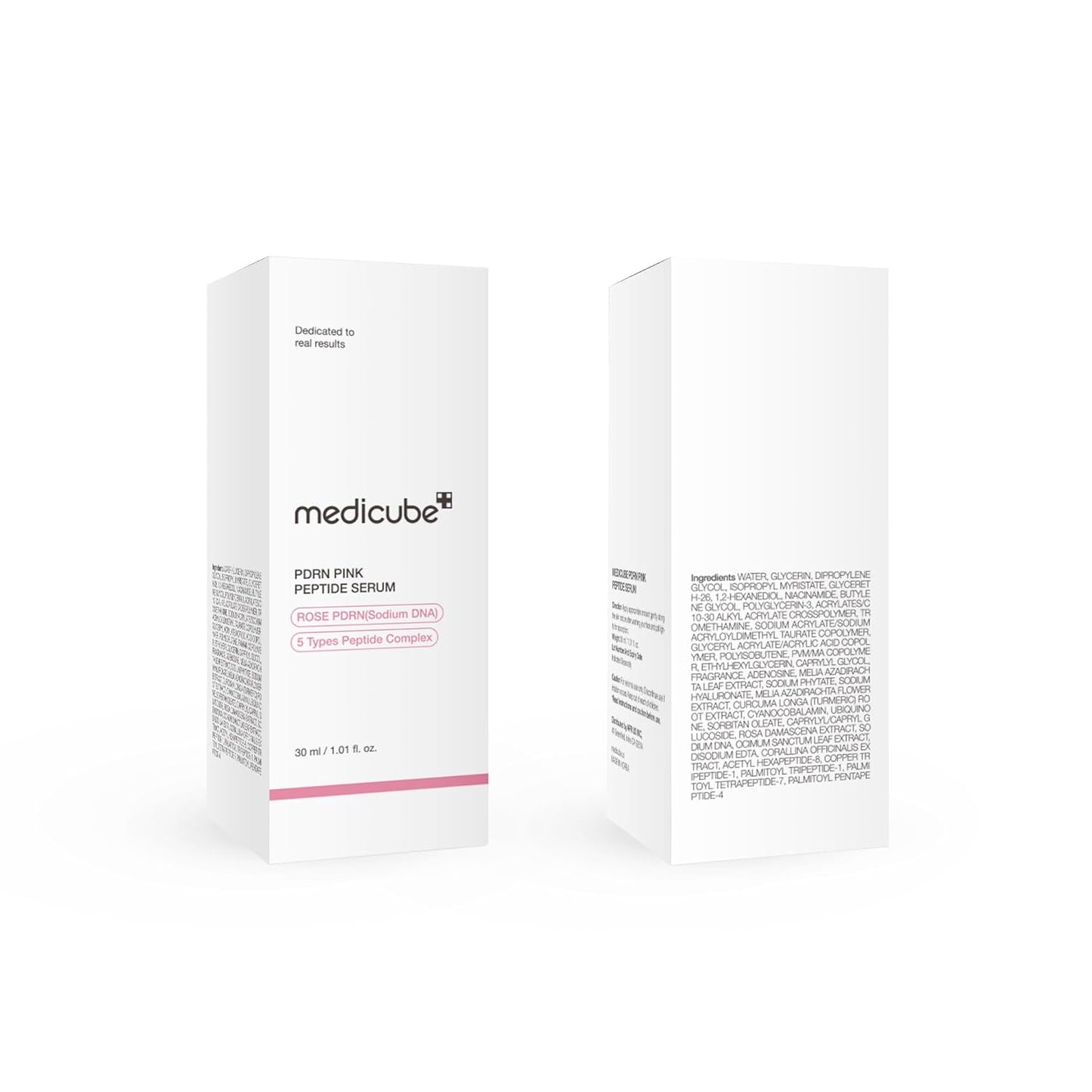 Medicube DNA PDRN Pink Peptide Serum, Pink glow serum, Peptide, Niacinamide, Hydrating & Moisturizing & Firming, Uneven Skin Tone, Korean Skincare