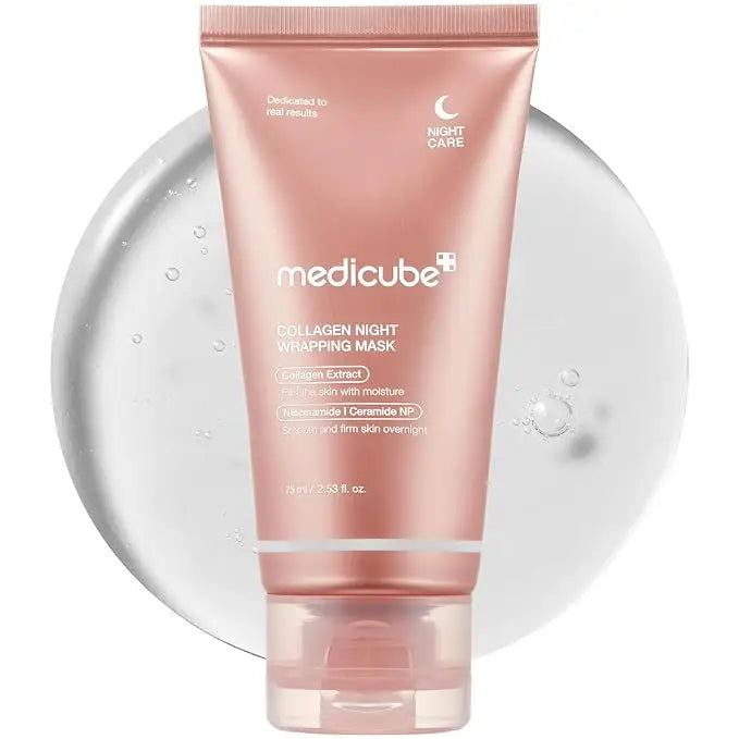 Medicube Collagen Overnight Wrapping Peel Off Pack – Firming, Hydrating & Overnight Skin Renewal