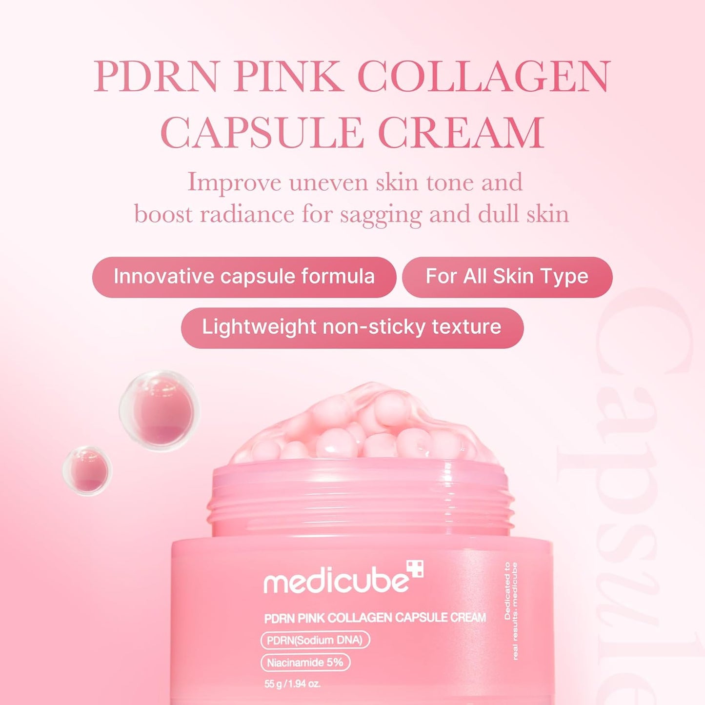 Medicube PDRN Pink Collagen Capsule Cream 55ml