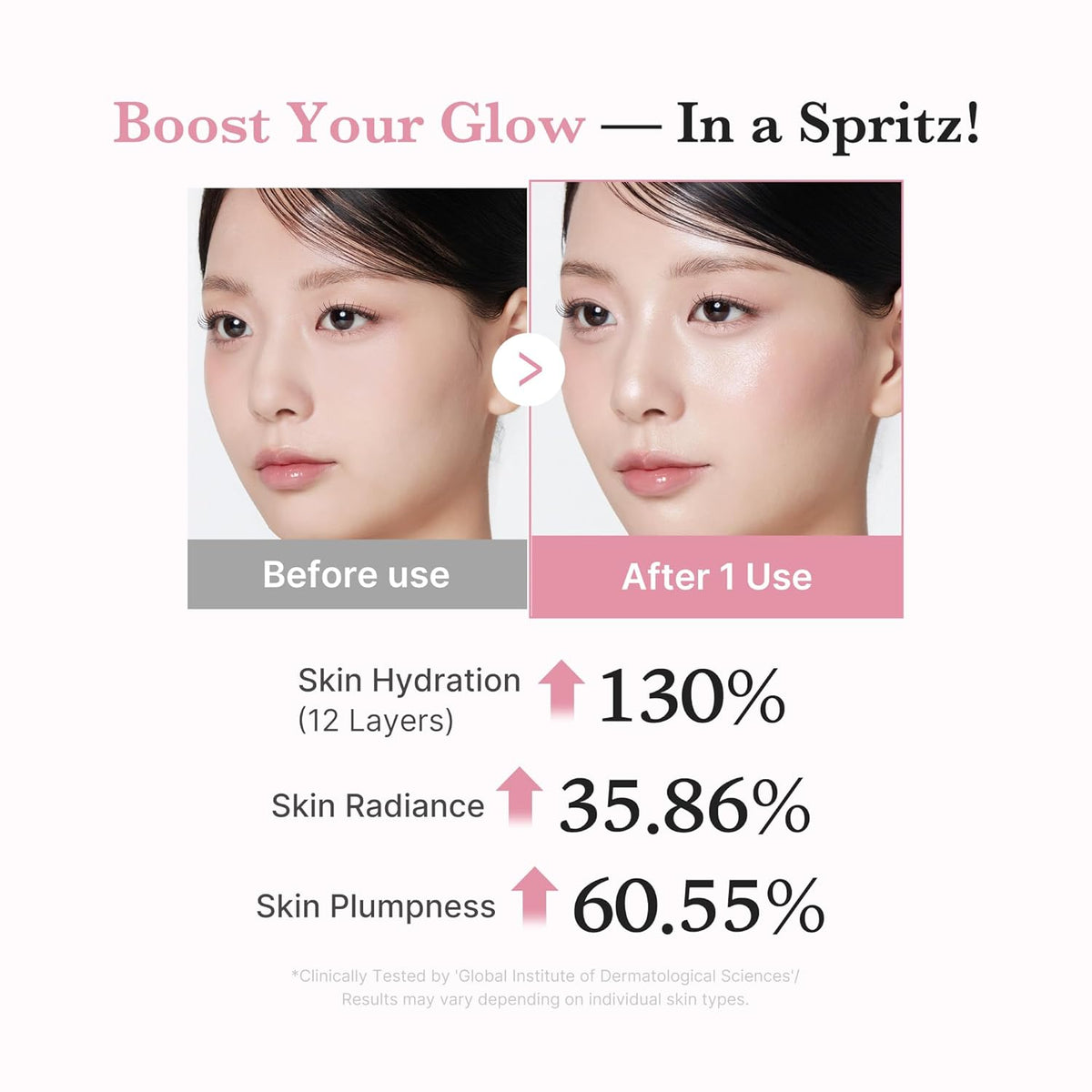 PDRN PINK COLLAGEN GLOW JELLY MIST SERUM 100ml