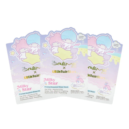The Crème Shop Little Twin Stars Milky Star Printed Essence Sheet Mask (Set of 3) - $12 Value