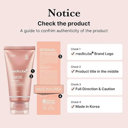Medicube Collagen Overnight Wrapping Peel Off Pack – Firming, Hydrating & Overnight Skin Renewal