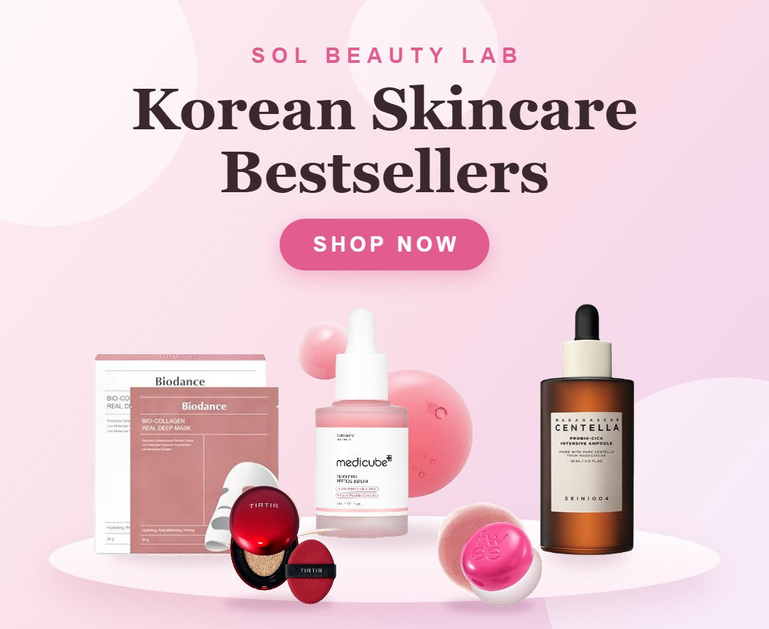 Korean skincare bestsellers at Sol Beauty Lab