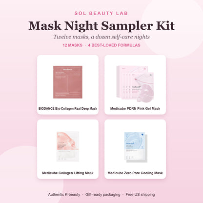 Mask Night Sampler Kit – what's inside the Sol Beauty Lab Korean skincare gift set