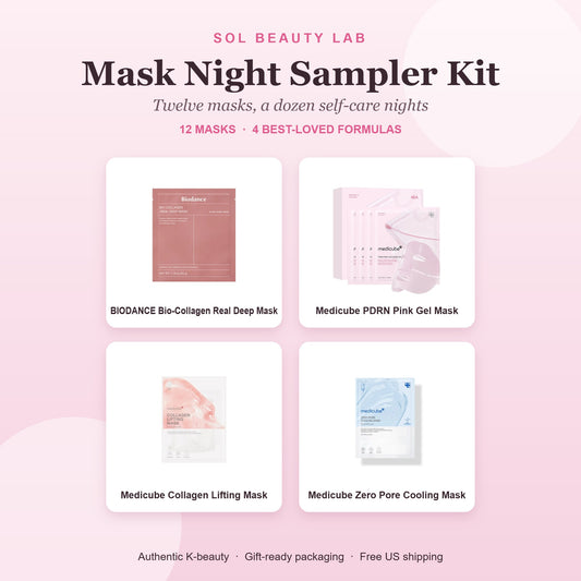 Mask Night Sampler Kit – what's inside the Sol Beauty Lab Korean skincare gift set