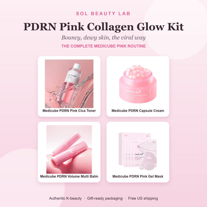 PDRN Pink Collagen Glow Kit – what's inside the Sol Beauty Lab Korean skincare gift set