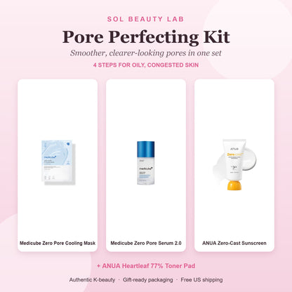 Pore Perfecting Kit – what's inside the Sol Beauty Lab Korean skincare gift set