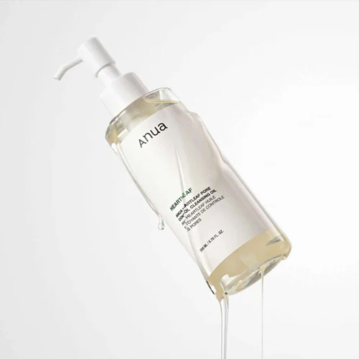 ANUA Heartleaf Pore Control Cleansing Oil 200ml – included in the Glass Skin Starter Kit