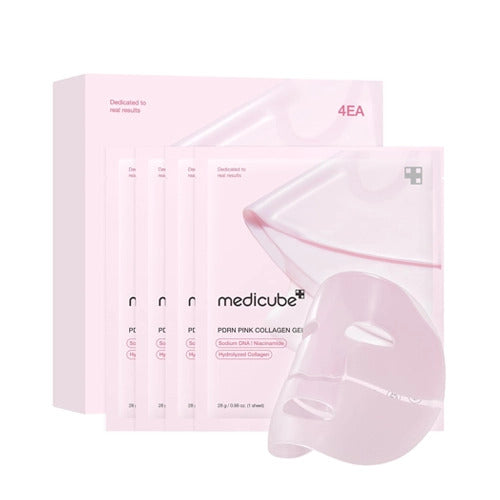 Medicube PDRN Pink Collagen Gel Mask – included in the Mask Night Sampler Kit