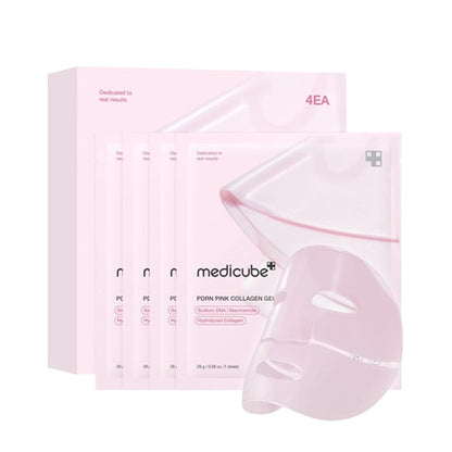 Medicube PDRN Pink Collagen Gel Mask – included in the Mask Night Sampler Kit