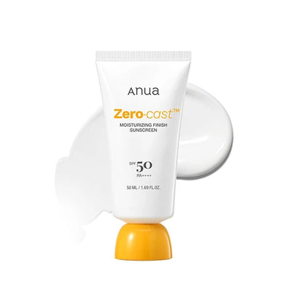 ANUA Zero-Cast Moisturizing Finish Sunscreen 50ml – included in the Daily Defense SPF Kit