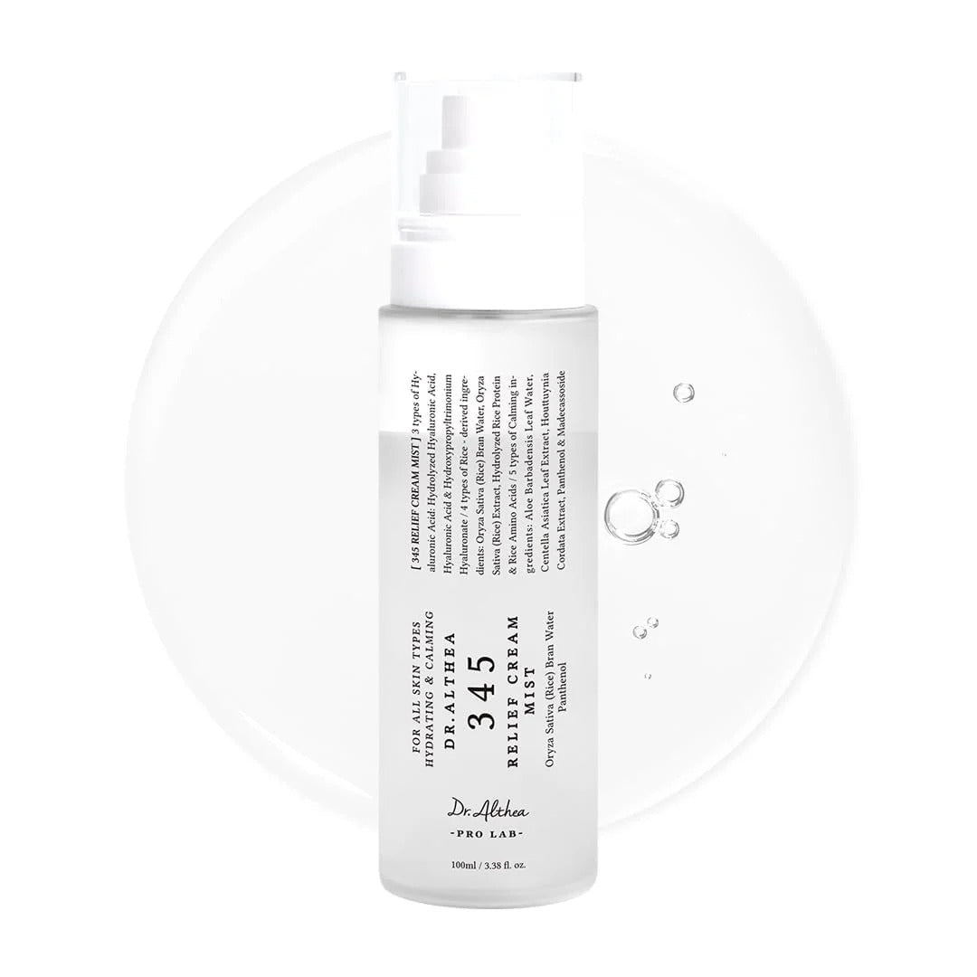 Dr.Althea 345 Relief Cream Mist 100ml – included in the Calm & Renew Kit